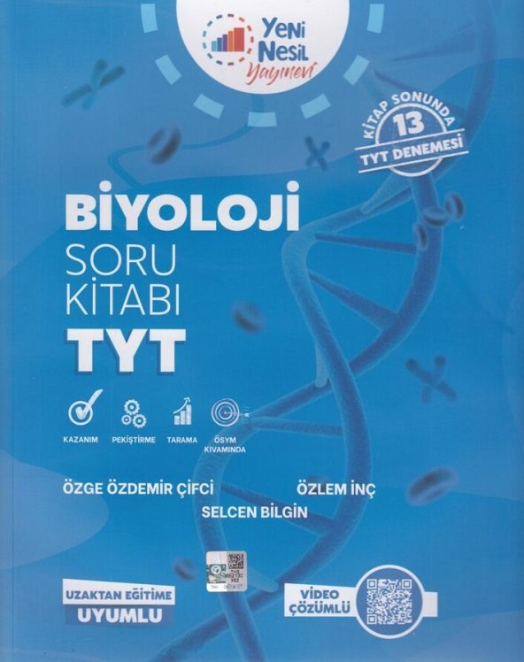 YENİNESİL YKS TYT BİYOLOJİ SORU KİTABI *YENİ* ürün görseli 1