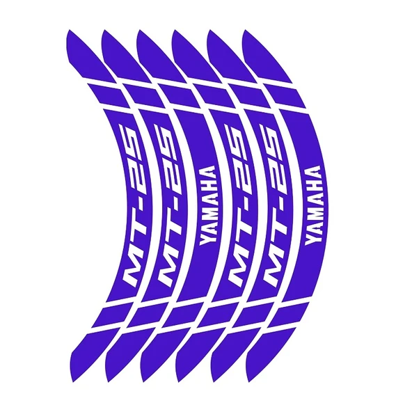 Yamaha MT 25 Jant Şeridi Yeni Model Mavi - Resim 2