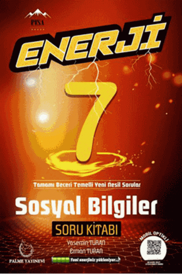 Palme 7.sınıf Enerji Sosyal Bilgiler Soru Kitabı *yeni* ürün görseli 1