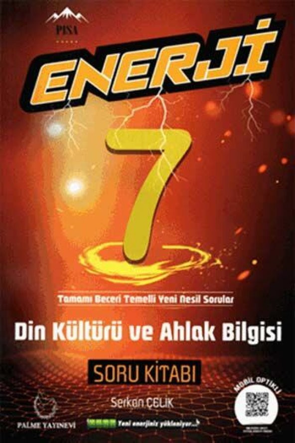 Palme Yayınevi 7.sınıf Enerji Din Kültürü Soru Kitabı ürün görseli 1