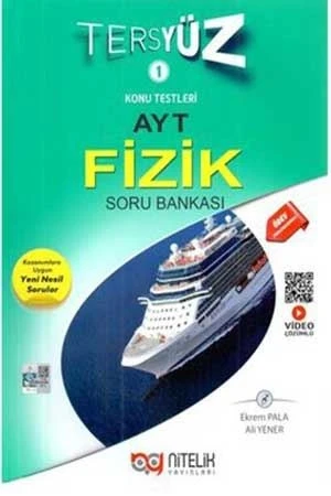 NİTELİK YKS AYT FİZİK TERSYÜZ SORU KİTABI *VİDEO ÇÖZÜMLÜ* ürün görseli 1