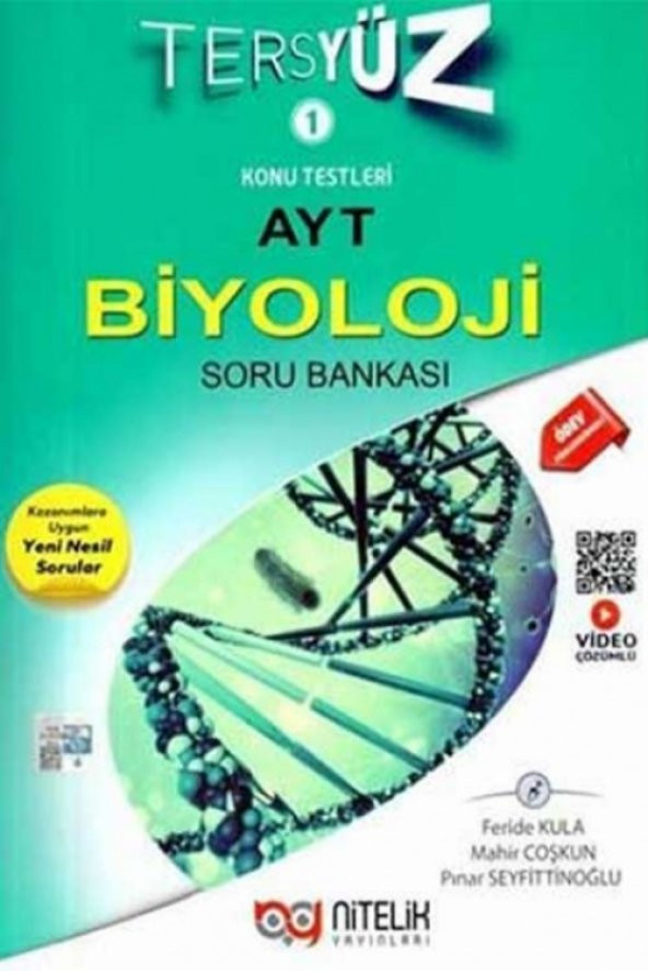 Nitelik Yks Ayt Tersyüz Biyoloji Soru Kitabı YENİ ürün görseli 1