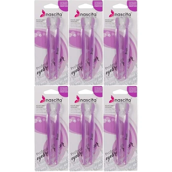 Nascita Profesyonel Kaş Usturası Çiftli (6 Lı Set) ürün görseli 1