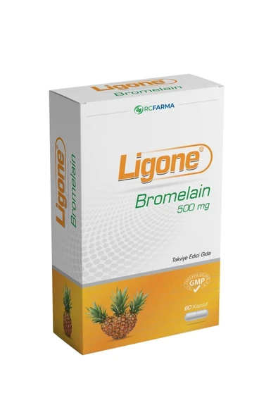 Ligone Bromelain 500 Mg 60 Kapsül ürün görseli 1