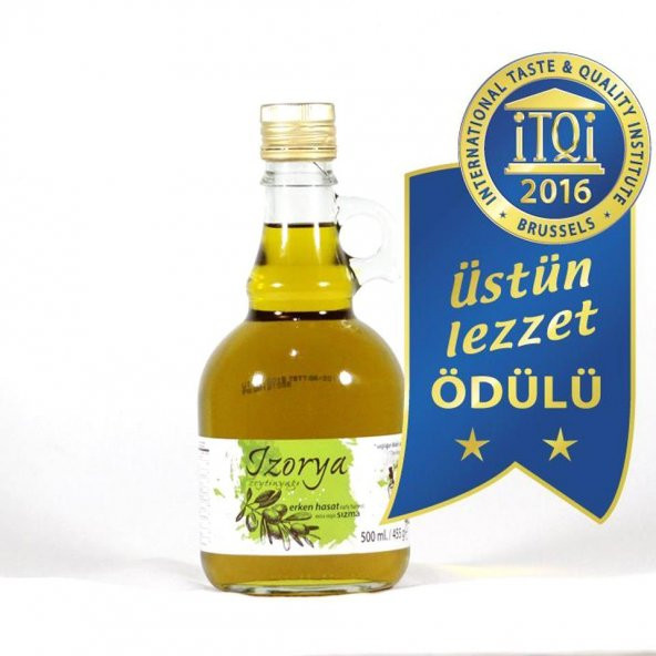 Erken Hasat Zeytinyağı Soğuk Sıkma 0.5L Gallone Cam Şişe ürün görseli 1