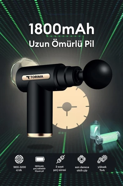 PTTAVM: Masaj Tabancası Sporcu Masaj Aleti Titreşimli Şarjlı Kas