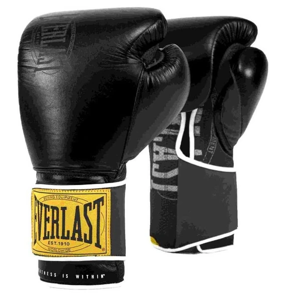 Everlast 1910 Classic Training Gloves 16oz Siyah Boks Eldiveni 723641-70-8 ürün görseli 1