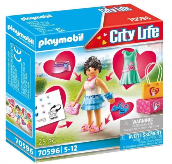 Playmobil 70596 City Life Fashion Shopping Trip ürün görseli 1