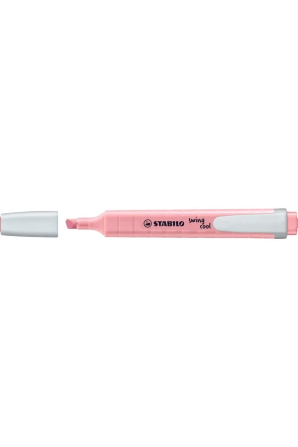 Stabilo Swing Cool Fosforlu Kalem Pastel Pembe 10 Lu (1 Paket 10 Adet) ürün görseli 1