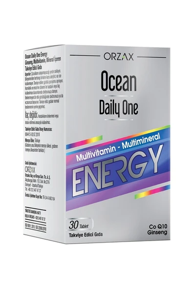 Ocean Daily One Energy 30 Tablet ürün görseli 1