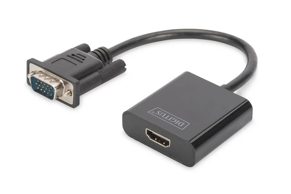 Digitus VGA Erkek to HDMI Dişi Çevirici ürün görseli 1