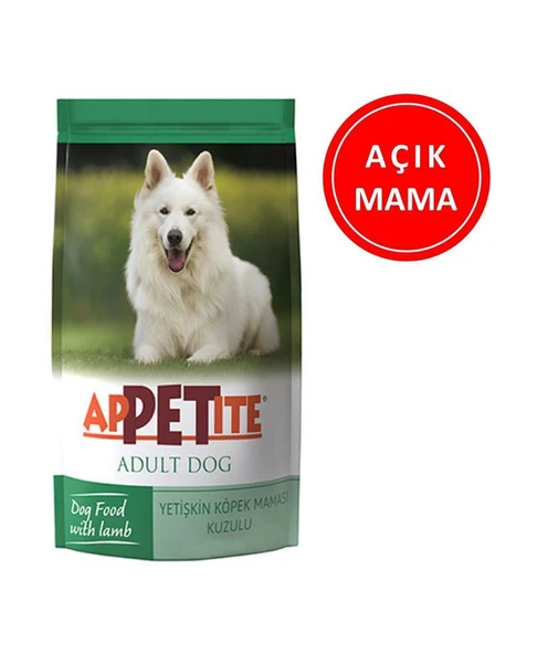 Appetite Kuzu Etli Yetişkin Köpek Maması 1 Kg AÇIK ürün görseli 1