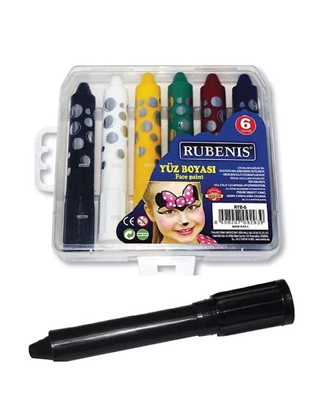 Rubenis Yüz Boyası 6 Renk - Resim 2