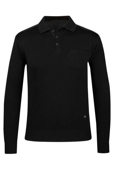 Erkek Polo Yaka Cepli Sweatshirt  6857 BGL-ST04024 ürün görseli 1