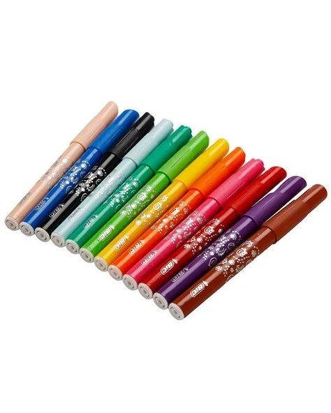 Bic Jumbo Doğa Dostu Keçeli Boya Kalemi 12li - Resim 3