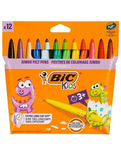 Bic Jumbo Doğa Dostu Keçeli Boya Kalemi 12li ürün görseli 1