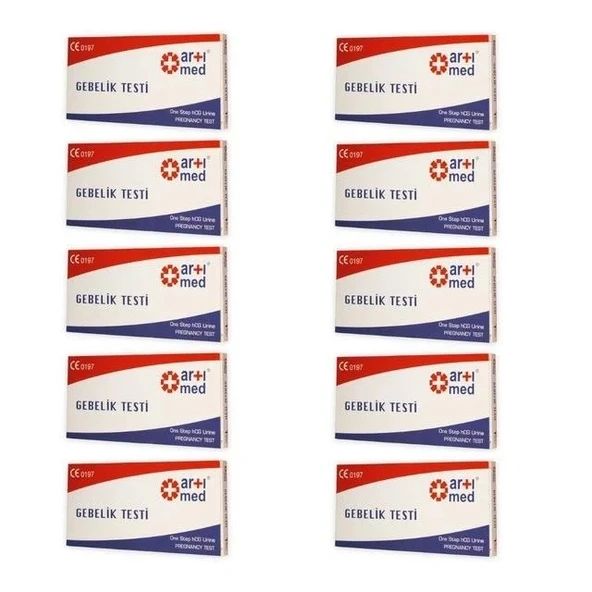 Artımed 10 Adet Gebelik Testi ürün görseli 1