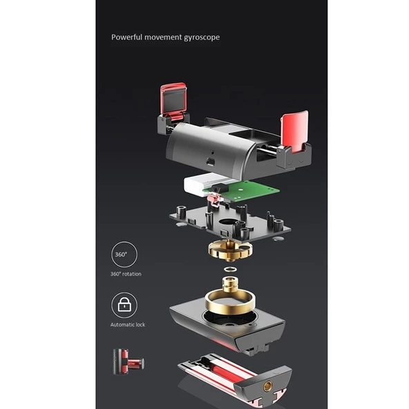 Valkyrie 360 Bluetooth Telefon Tutucu Bluetooth Selfi Çubuğu - Resim 6