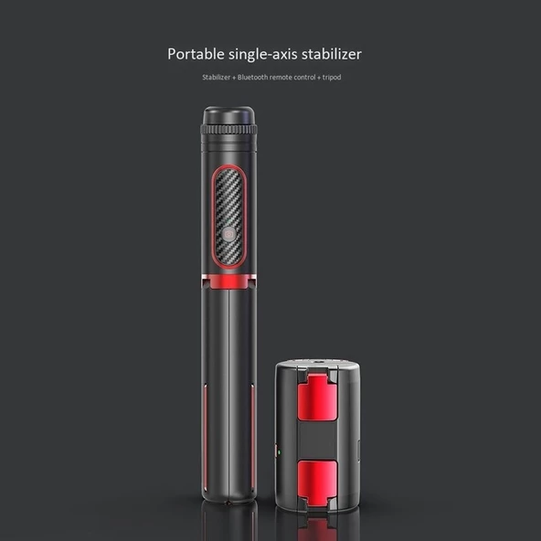 Valkyrie 360 Bluetooth Telefon Tutucu Bluetooth Selfi Çubuğu - Resim 7