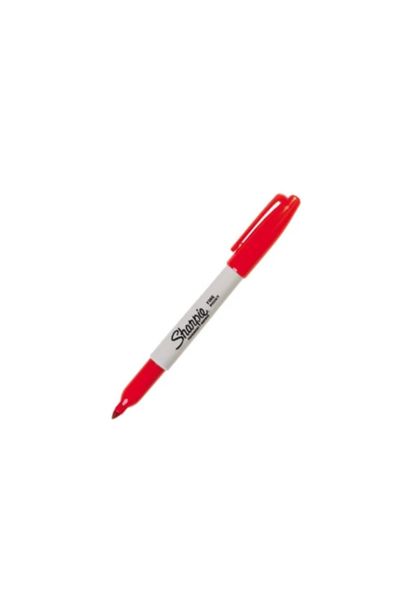 Sharpie Markör Permanent Fine Yuvarlak Uçlu Kırmızı (12 Li Kutu) ürün görseli 1