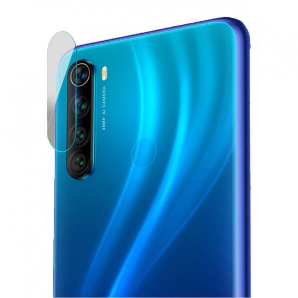 Xiaomi Redmi Note 8 Kamera Lens Koruyucu 3D Cam - Resim 3