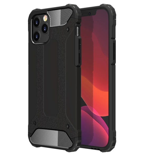 FitCase iPhone 11 Pro Zırh Tank Tam Koruma Arka Kapak - Resim 3