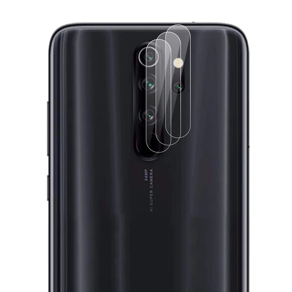 Xiaomi Redmi Note 8 Pro Kamera Lens Koruyucu 3D Cam ürün görseli 1