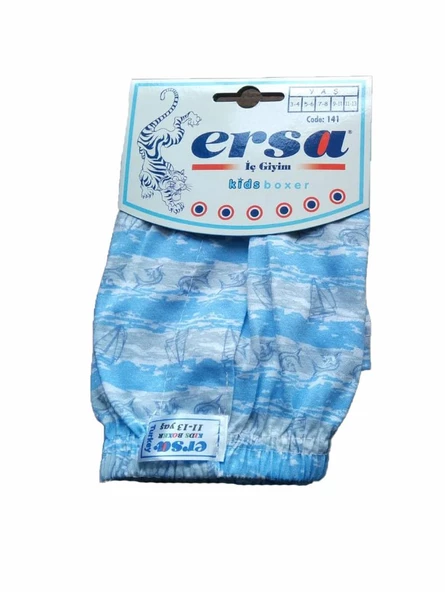 3 lü Paket Ersa Desenli Erkek Çocuk Boxer ürün görseli 1