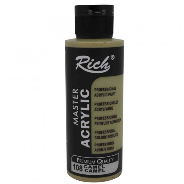 Rich Akrilik Boya Master 120 CC Camel 108 - Resim 2