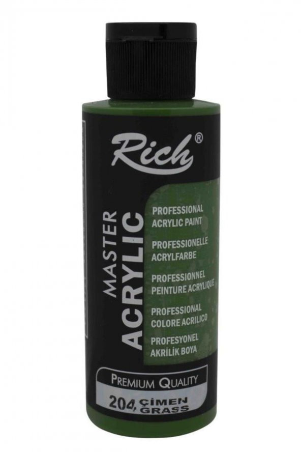 Rich Akrilik Boya Master 120 CC Çimen 120-204 ürün görseli 1