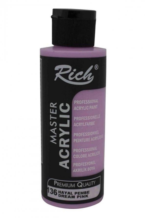 Rich Akrilik Boya Master 120 CC Hayal Pembe 120-136 ürün görseli 1