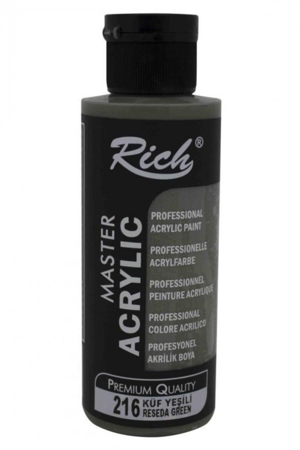Rich Akrilik Boya Master 120 CC Küf Yeşili 120-216 ürün görseli 1