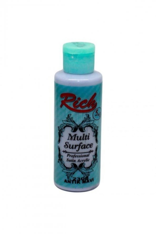 Rich Akrilik Boya Multi Surface 120 CC Antik Mavi 2306 ürün görseli 1