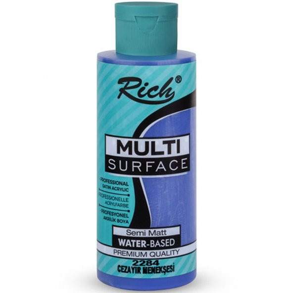 Rich Akrilik Boya Multi Surface 120 CC Cezayir Menekşesi 2284 - Resim 2