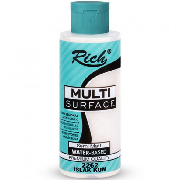 Rich Akrilik Boya Multi Surface 120 CC Islak Kum 2262 - Resim 2