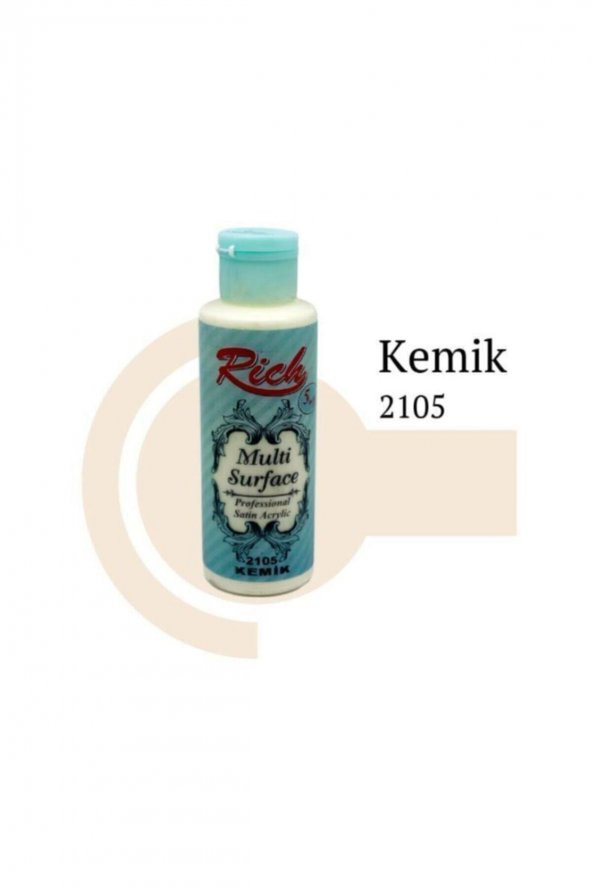 Rich Akrilik Boya Multi Surface 120 CC Kemik 2105 ürün görseli 1