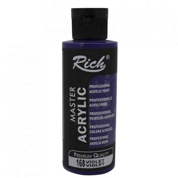 Rich Akrilik Boya Master 120 CC Violet 168 - Resim 2
