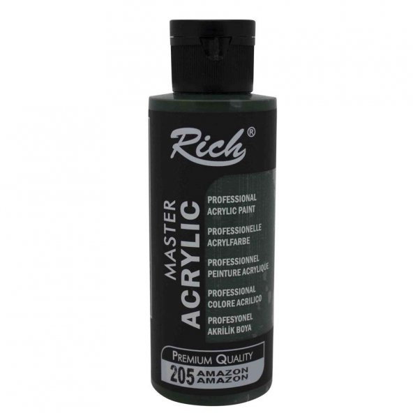Rich Akrilik Boya Master 120 CC Amazon 205 - Resim 2