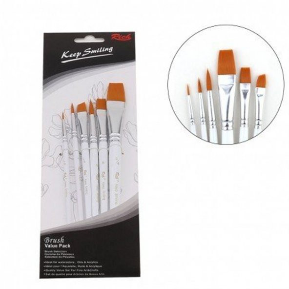 Rich Fırça Keep Smıle 6 Lı Set - Resim 2