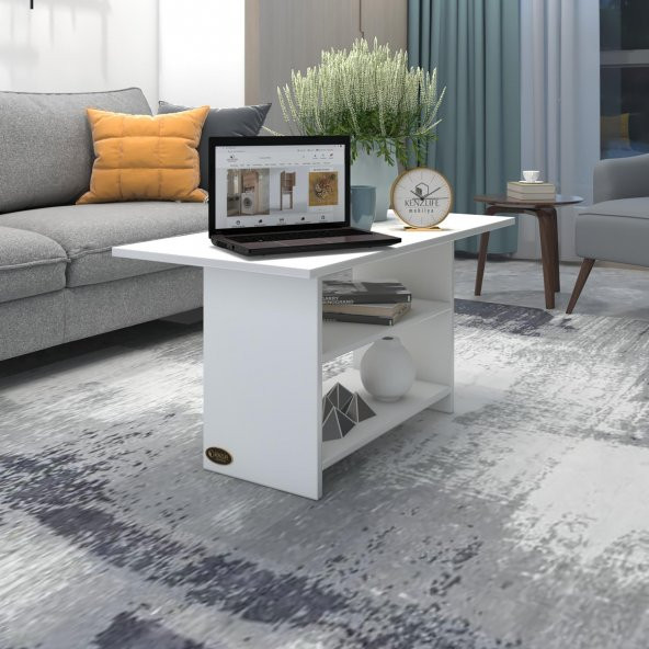 Kenzlife orta salon sehpası boston byz 075*070*50 yemek masası ürün görseli 1