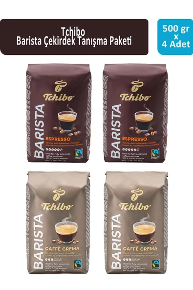 Tchibo Barista Çekirdek Kahve Tanışma Paketi 500 gr x 4 Adet ürün görseli 1