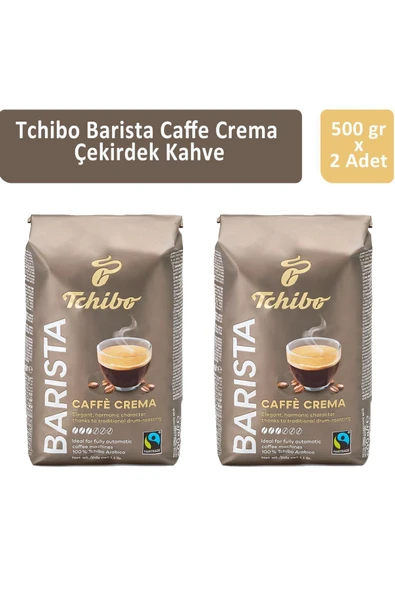 Tchibo Barista Caffe Crema Çekirdek Kahve 500 gr 2'li ürün görseli 1