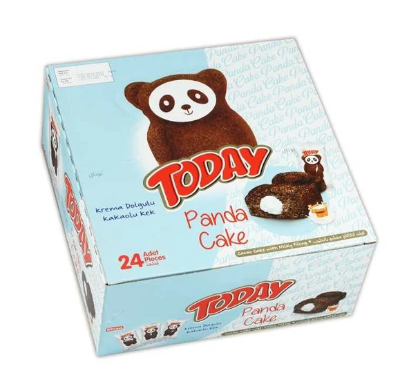Today Panda Kek 40 Gr. 24 adet ( 1 Kutu ) - Resim 3