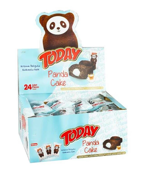 Today Panda Kek 40 Gr. 24 adet ( 1 Kutu ) - Resim 4