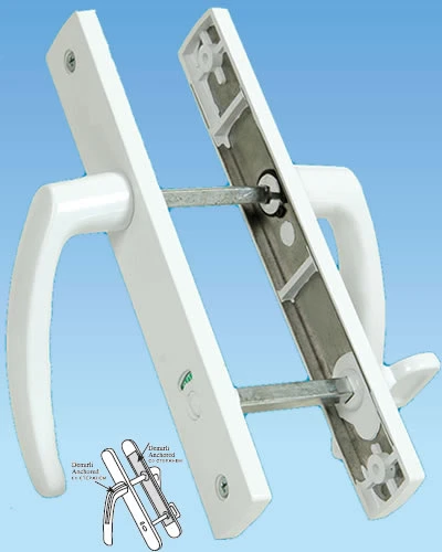 Pvc Plastik Kapı Kolu Wc Kapı Kolu Wc Tuvalet ve Banyo Kapı Kolu - Resim 2