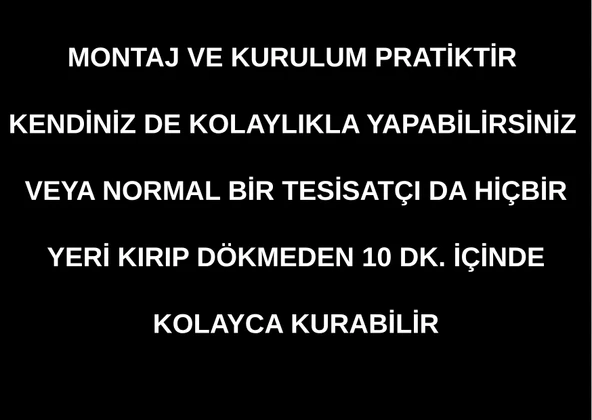 Taharet Sıcak Musluk THR-2B - Resim 7