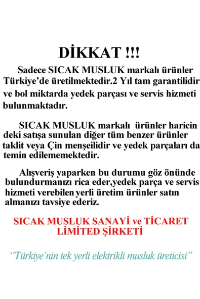 Taharet Sıcak Musluk THR-2B - Resim 6