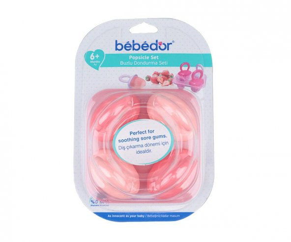 Bebedor Buzlu Dondurma Seti Asortili - Pembe - Resim 2