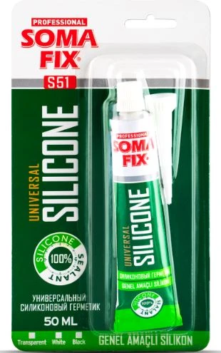 SOMA FIX S51 GENEL AMAÇLI SİLİKON 50 ml - BEYAZ ürün görseli 1