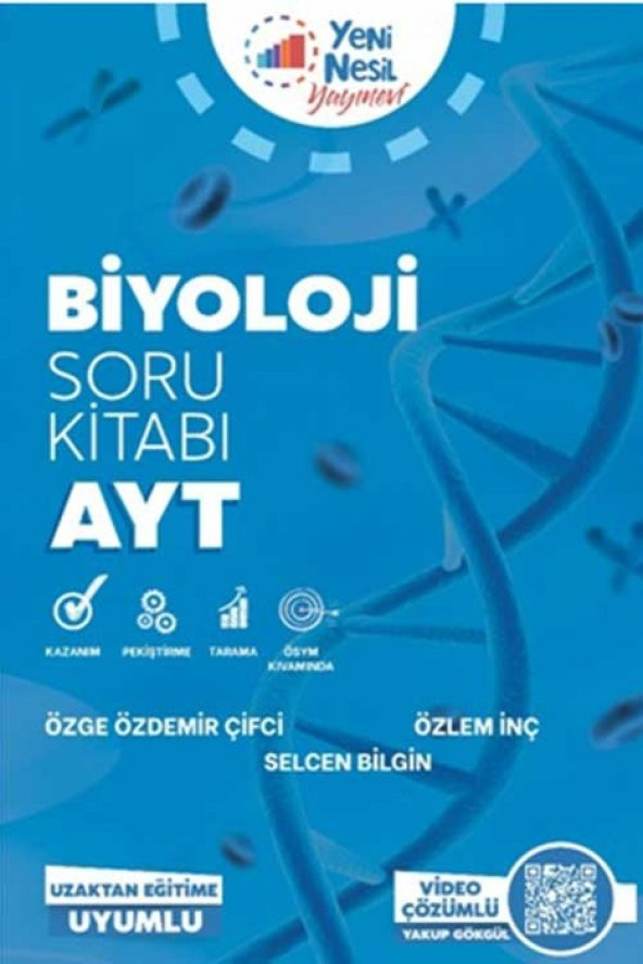 Yeni Nesil Yayınları Yks Ayt Biyoloji Soru Kitabı ürün görseli 1